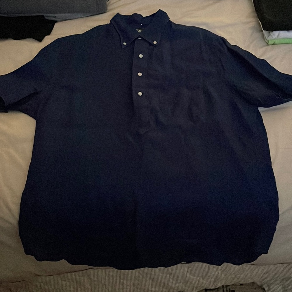 Gitman Bros Vintage 4 Button Short Sleeve Size L